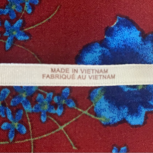 Free People Red Floral Mini Dress - Picture 7 of 10